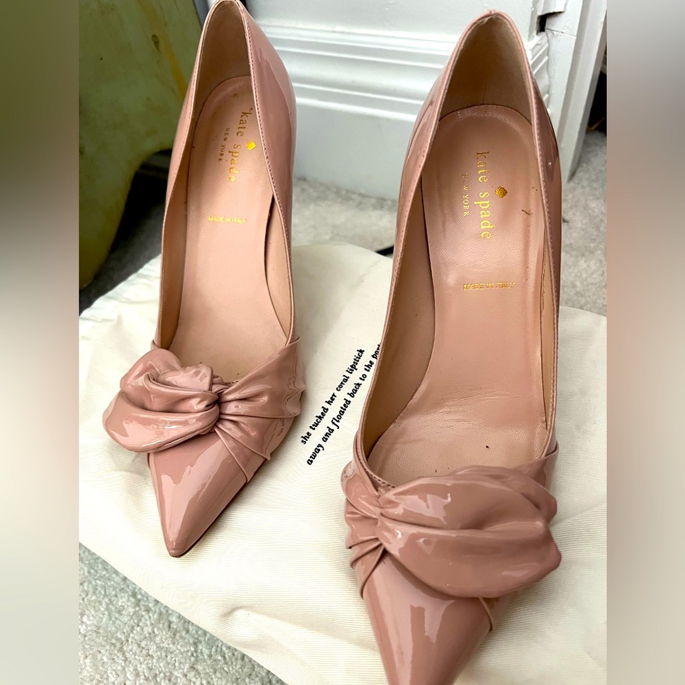 Kate Spade Laureen Heels in light pink. Dust bag and box included